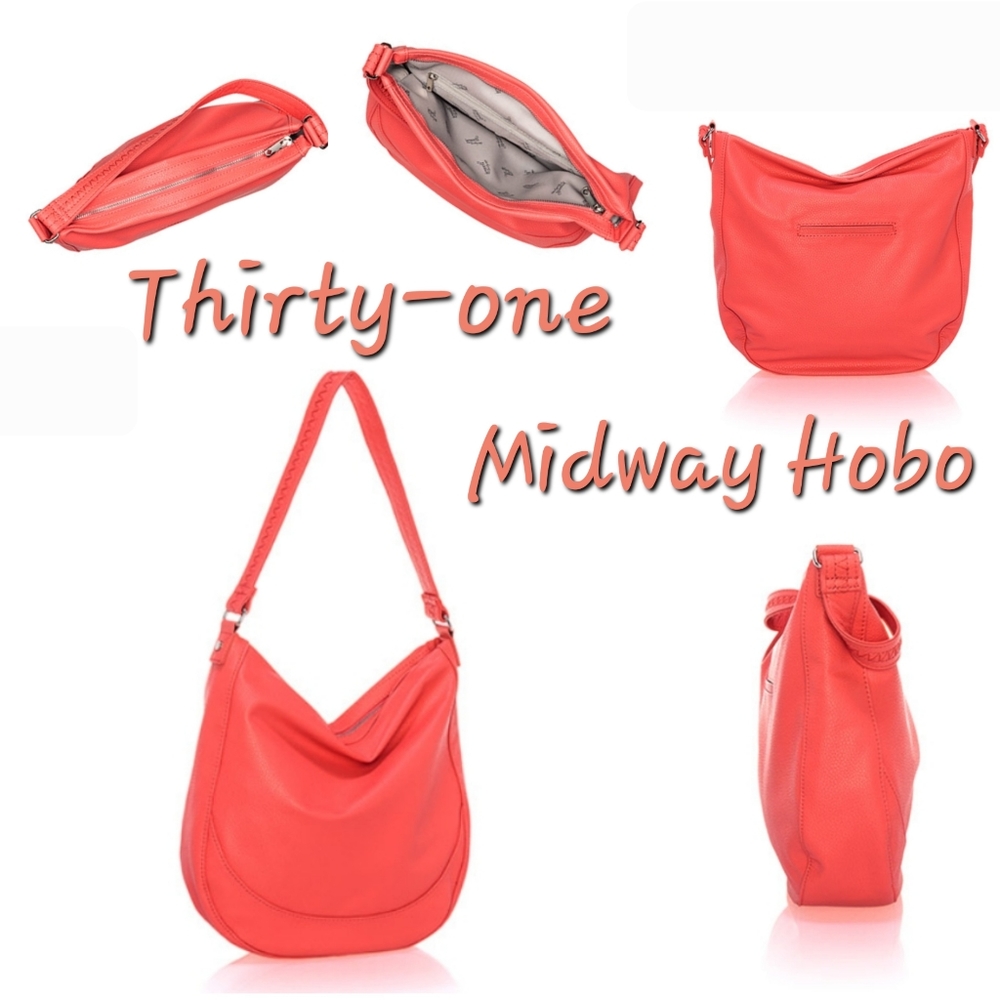 🥳FINAL PRICE👍👜 NWT‼️ Thirty-one brand Midway Hobo Shoulder Bag